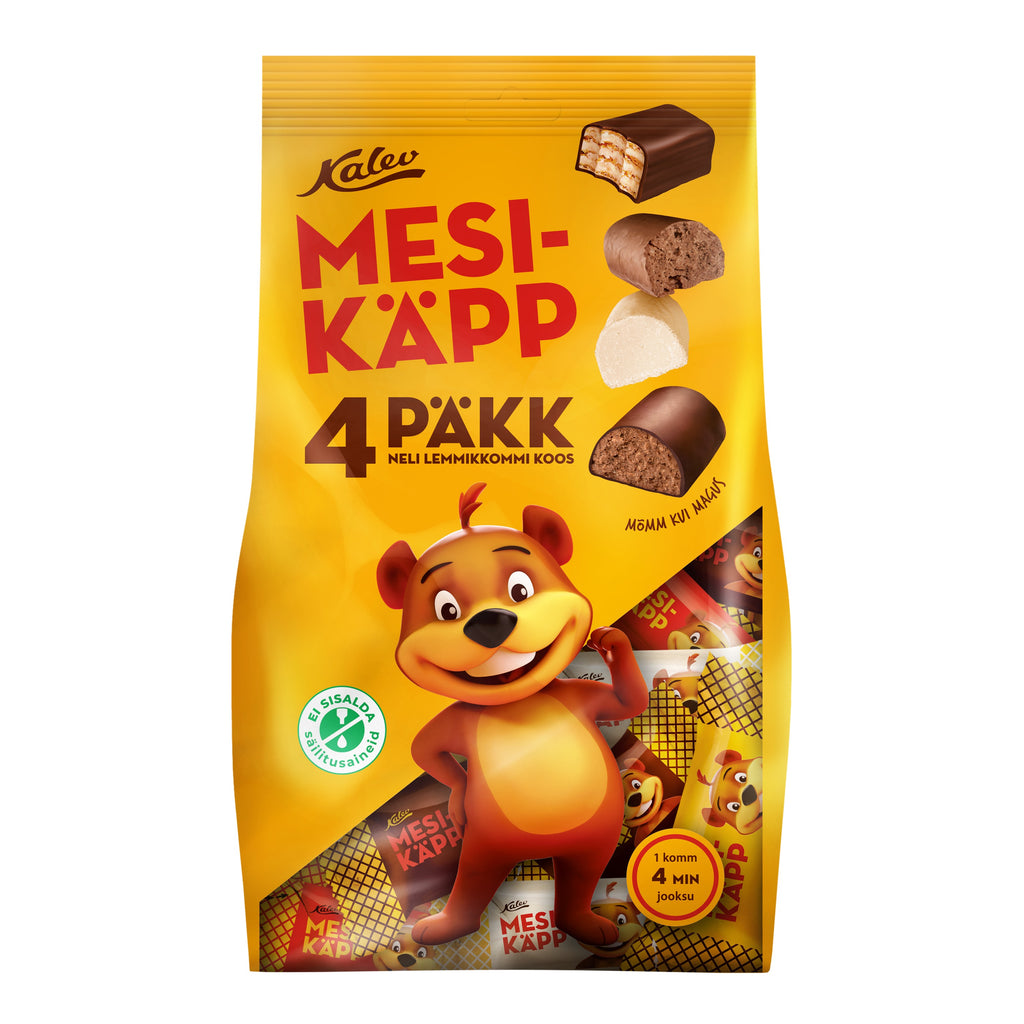 Mesikäpp NeliPäkk dažādu konfekšu asorti 500g