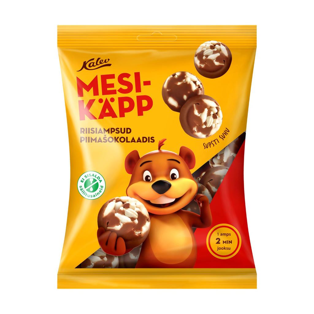 Mesikäpp rīsu kodumi piena šokolādē 140g