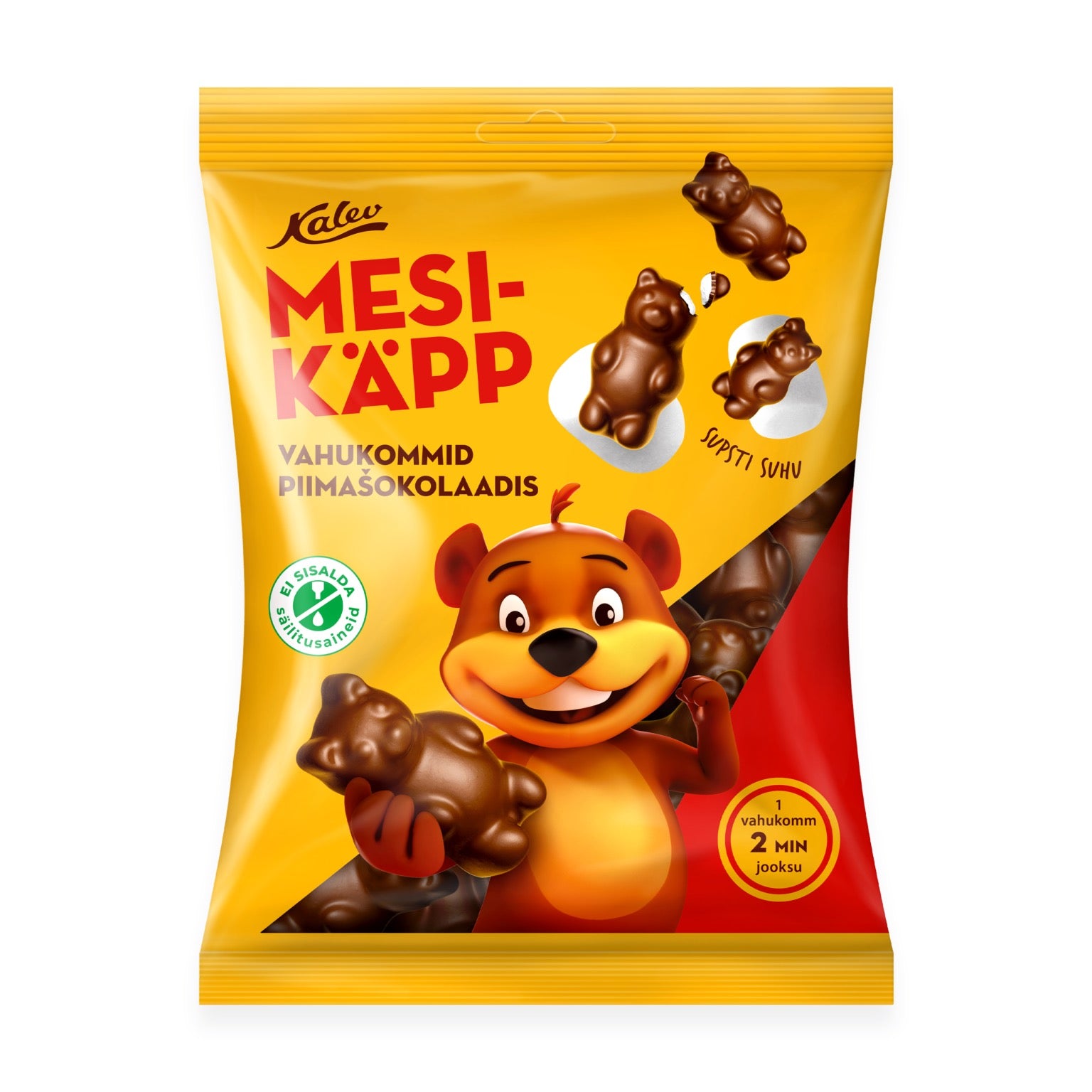 Mesikäpp zefīri piena šokolādē 115g