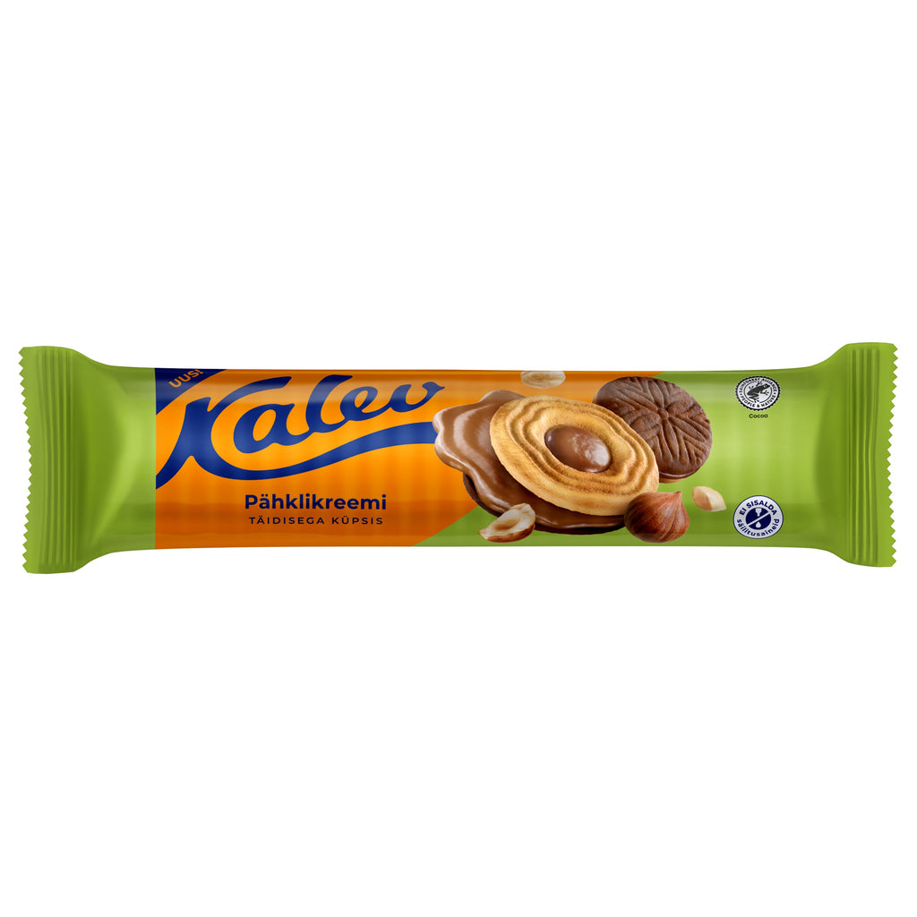 Kalev cepums ar riekstu krēma pildījumu 205g