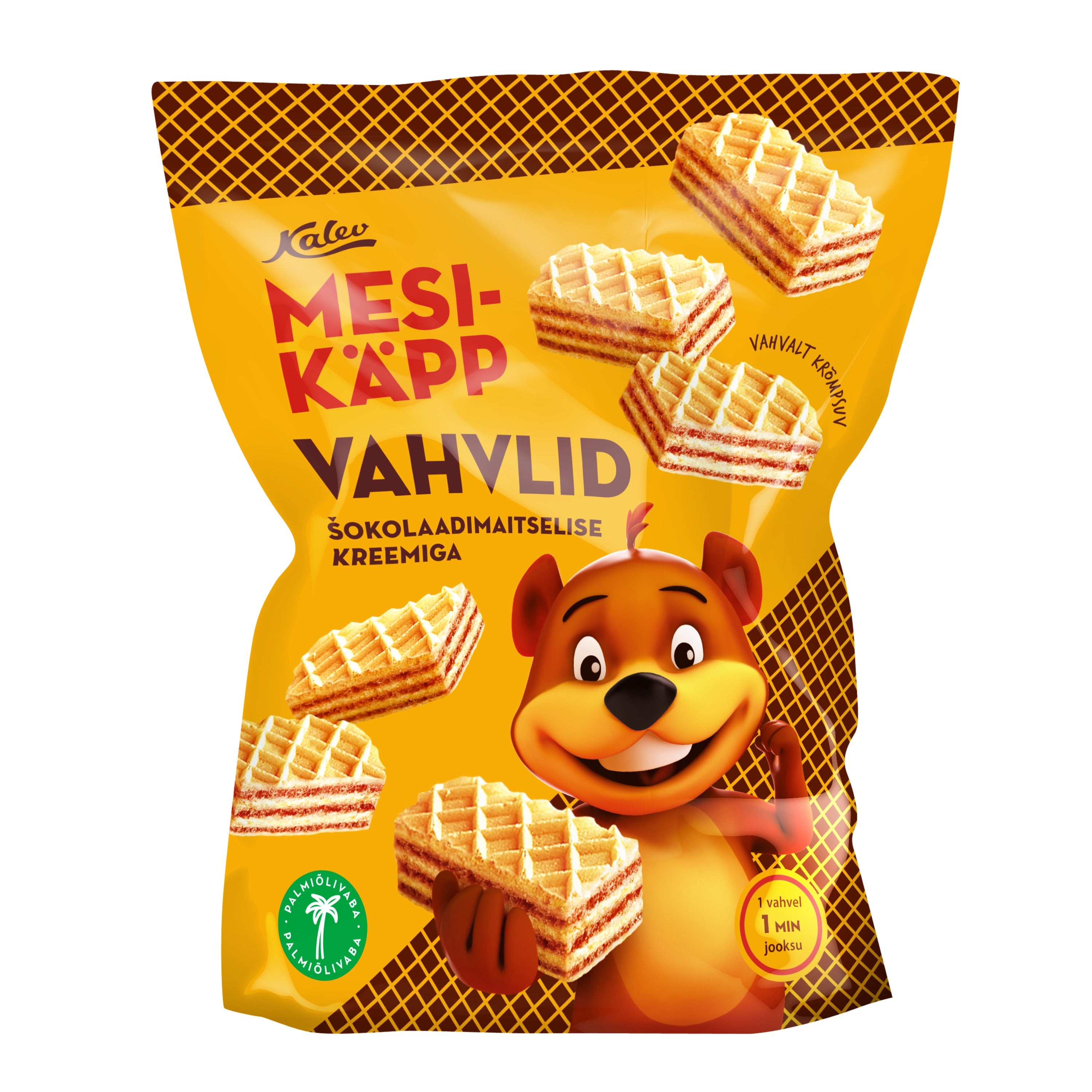 Mesikäpp vafeles ar šokolādes garšas krēmu 250g
