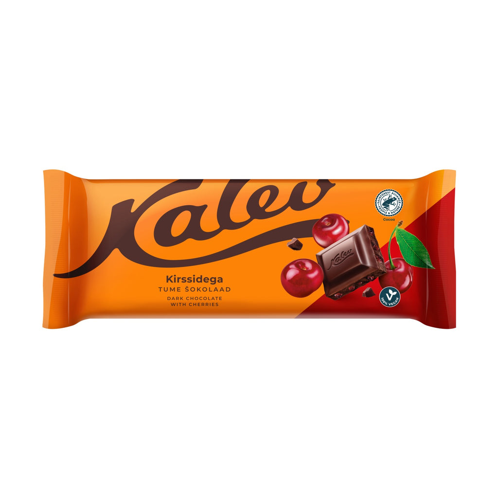 Kalev tumšā šokolāde ar ķiršiem 190g