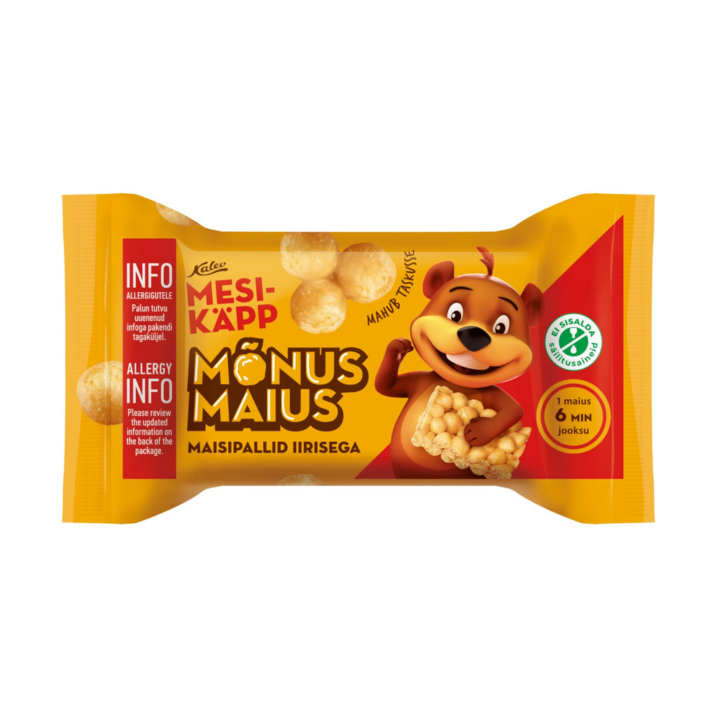 Mesikäpp Mõnus Maius kukurūzas bumbiņas ar īrisu 25g